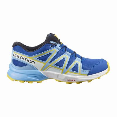 Dětské Trailové Boty Salomon SPEEDCROSS Blankyt/Citrón SA83971-064